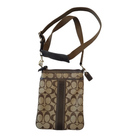 Coach Handbags - Coach Women's Signature Swingpack Crossbody Messenger Bag  B0768-F06016